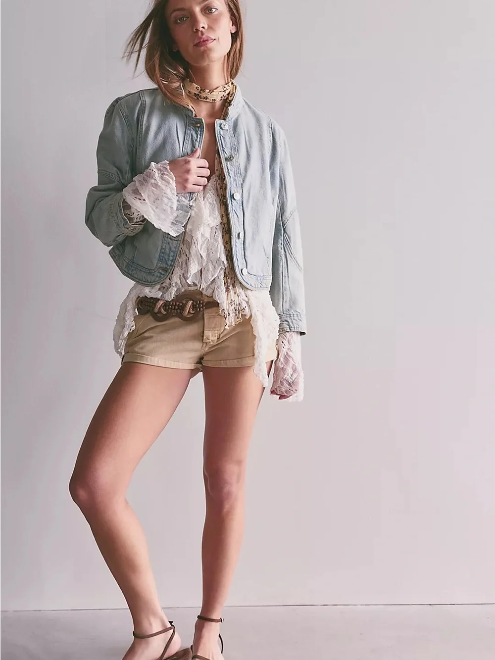 NWOT We The Free Nikita Denim Jacket - Picture 4 of 6